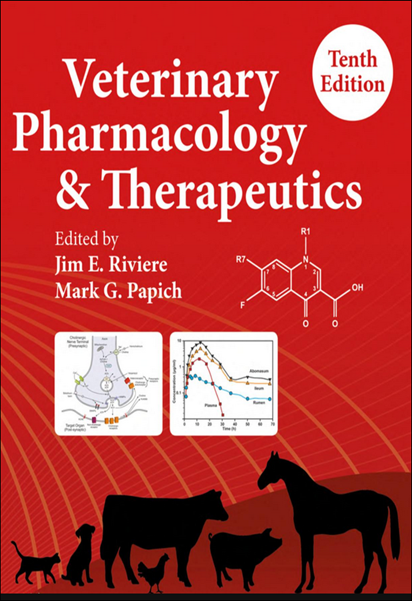 Veterinary Pharmacology and Therapeutics, 10th Edition
